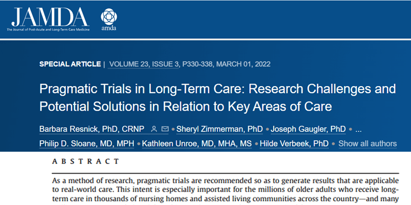 IMPACT Members Co-Authors on Article Addressing Research Challenges and Potential Solutions from NIA Consensus Conference