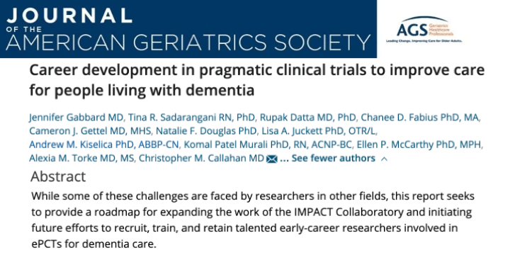 IMPACT authors assert that funding early-career researchers is vital to improving dementia care