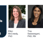 Graphic with headshots of Drs. McCreedy, Sadarangani, and Zimmerman from the shoulders up, next to the words "Grand Rounds & Podcast. January 2024"