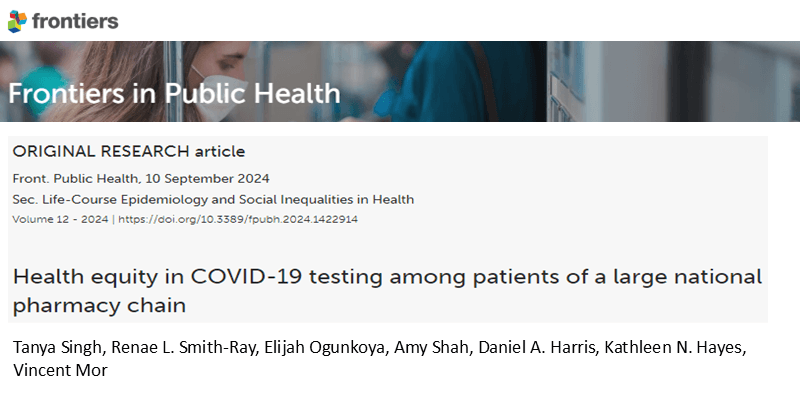 New study explores inequities in testing and infection of COVID-19 variants of concern