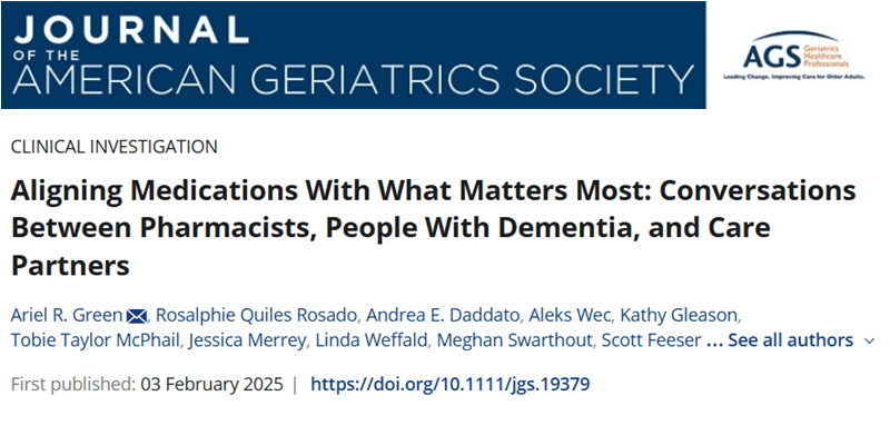 Green explores the importance of communication in deprescribing efforts for people living with dementia