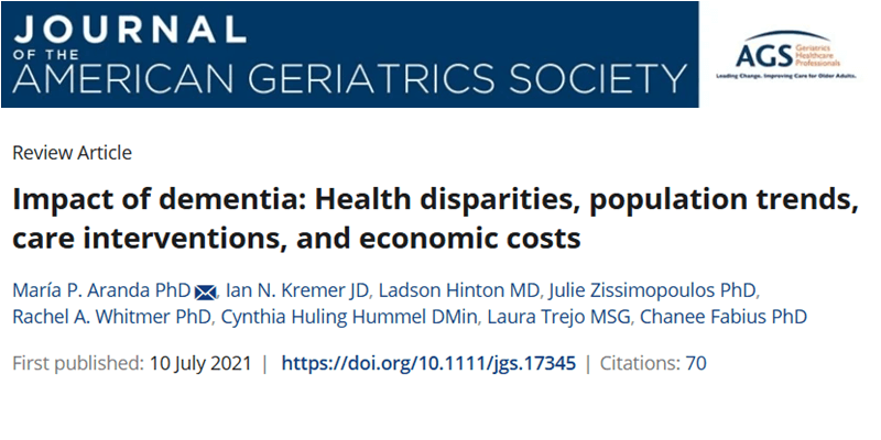 Emerging topics in dementia care and services