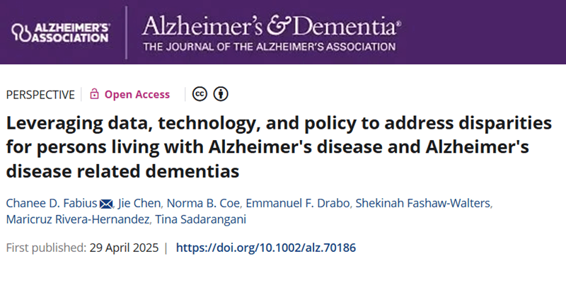 Career Development Awardees Fabius and Sadarangani share perspectives on research gaps and opportunities to improve AD/ADRD care