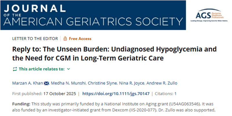 Study Authors Respond to Commentary on Hypoglycemia Monitoring in Long-Term Care