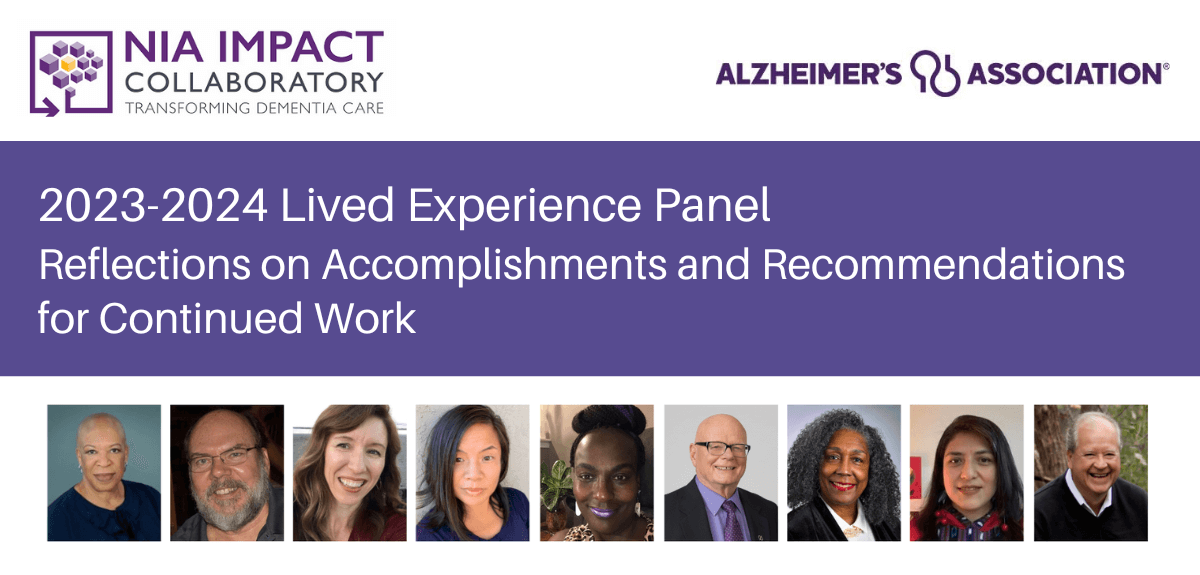 The IMPACT Collaboratory Lived Experience Panel: Reflections on Accomplishments and Recommendations for Continued Work